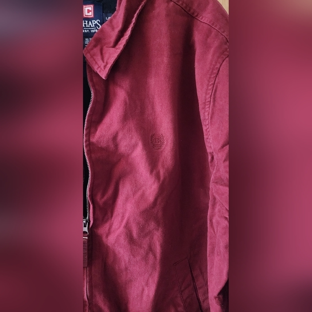 Chaps Wine Color Jacket - Picture 3 of 4